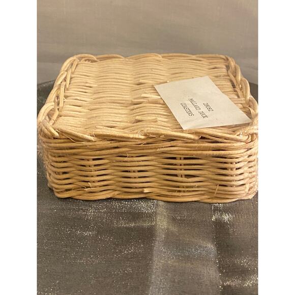 Vtg 80s Basket of Six Mallard Duck Coasters. Single design. Apx. 4 X 4 in. NIB - Picture 5 of 11